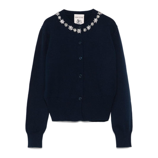 Semicouture Sweaters Blue