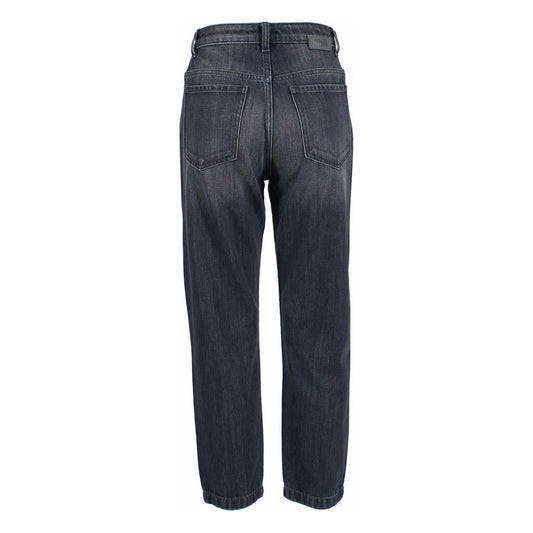 Yes Zee Black Cotton Women Jeans Yes Zee