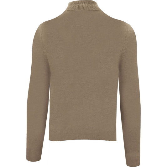 Malo Beige Cashmere Men Sweater Malo