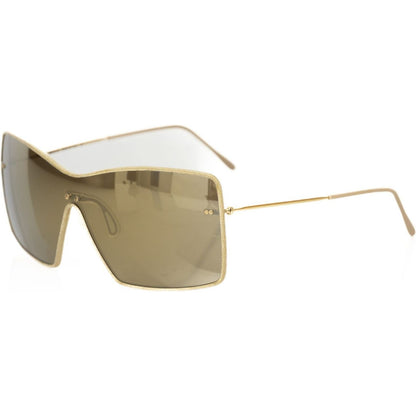 Frankie Morello Gold Metallic Fiber Women Sunglasses Frankie Morello