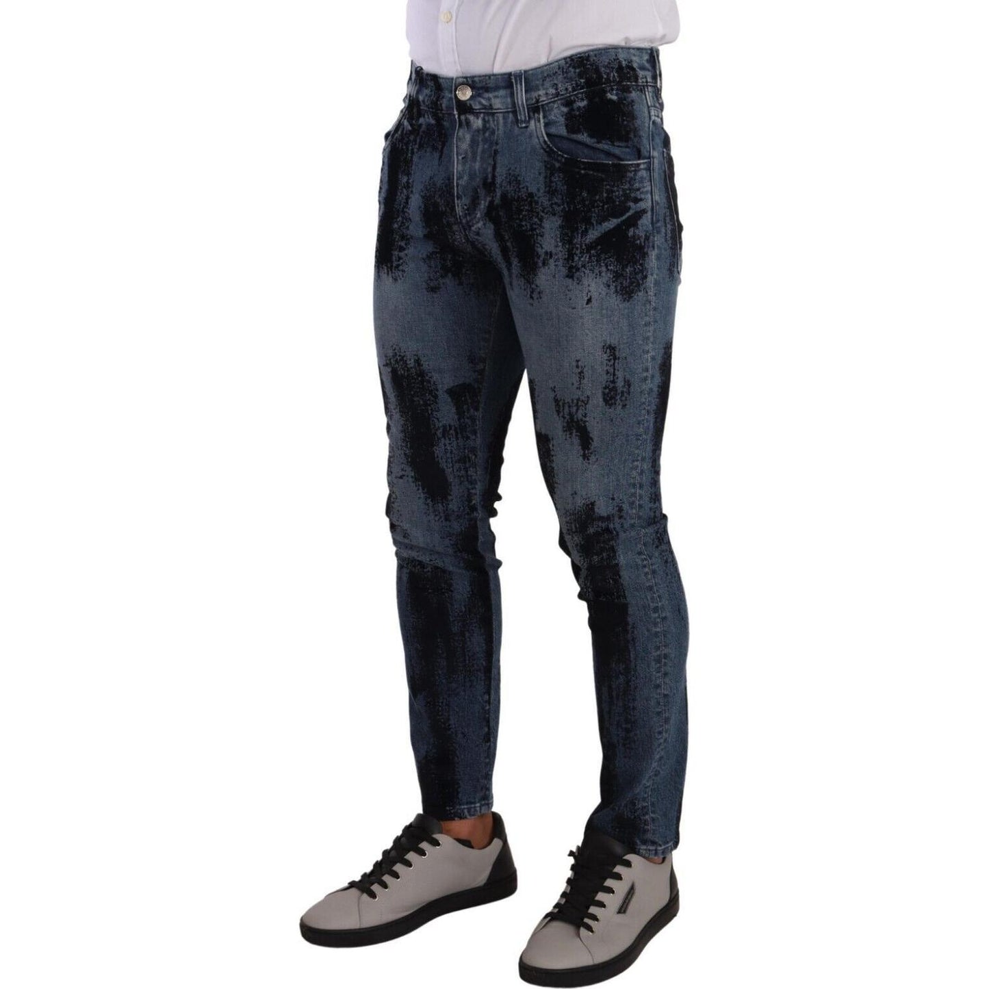 Dolce & Gabbana Italian Designer Skinny Slim Fit Jeans Dolce & Gabbana