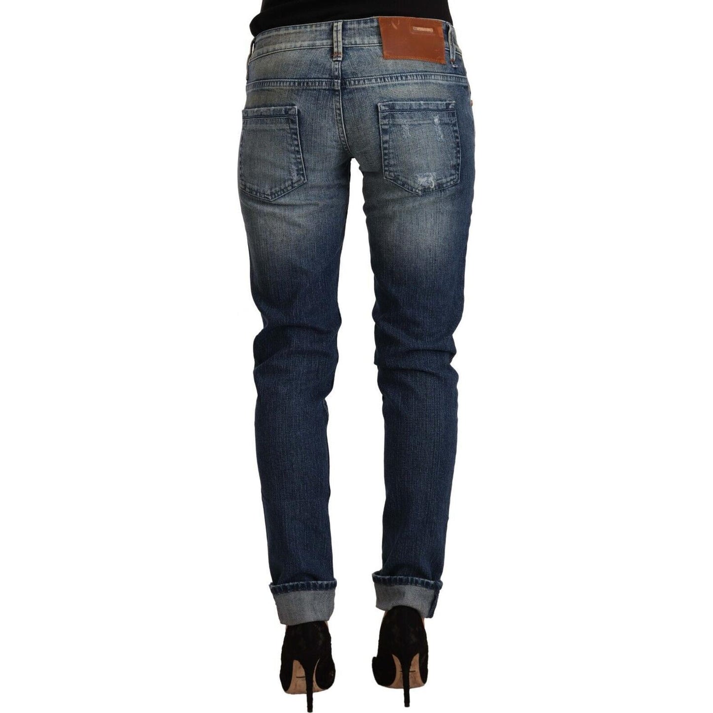 Acht Chic Blue Washed Skinny Denim Serenade Acht