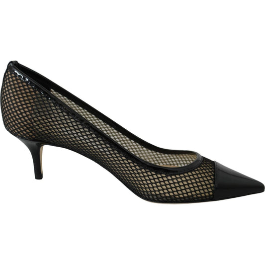 Jimmy Choo Chic Patent Mesh Pointed Pumps Jimmy Choo