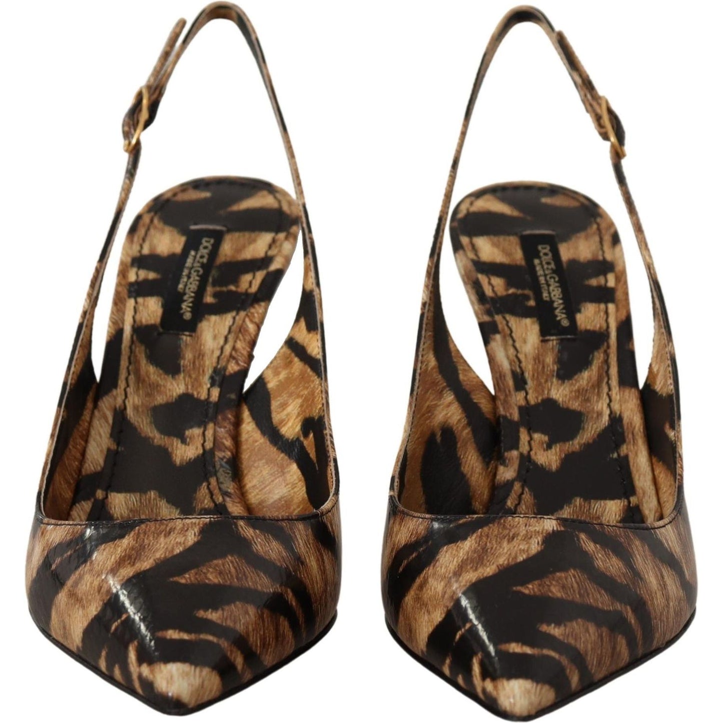 Dolce & Gabbana Tiger Pattern Slingback Heels Pumps Dolce & Gabbana