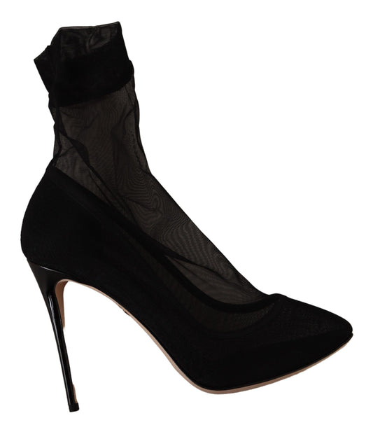 Dolce & Gabbana Elegant Stretch Sock Boot Pumps Dolce & Gabbana