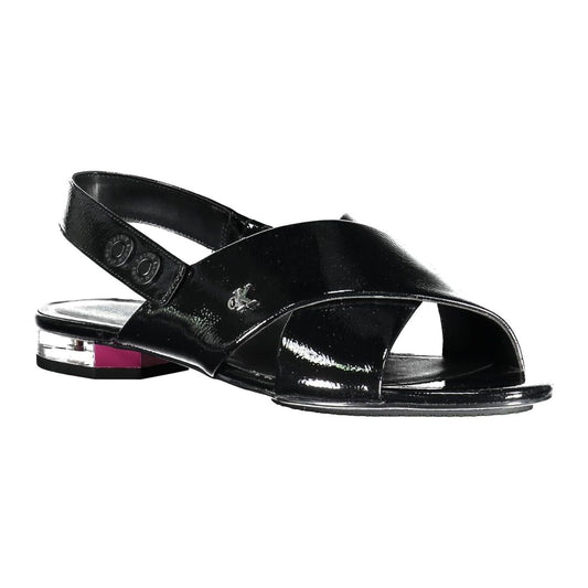 Calvin Klein Black Polyethylene Women Sandal Calvin Klein