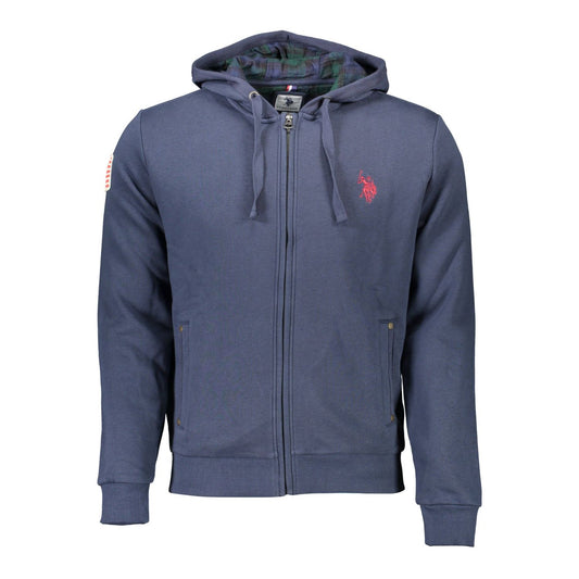 U.S. POLO ASSN. Blue Cotton Men Sweatshirt