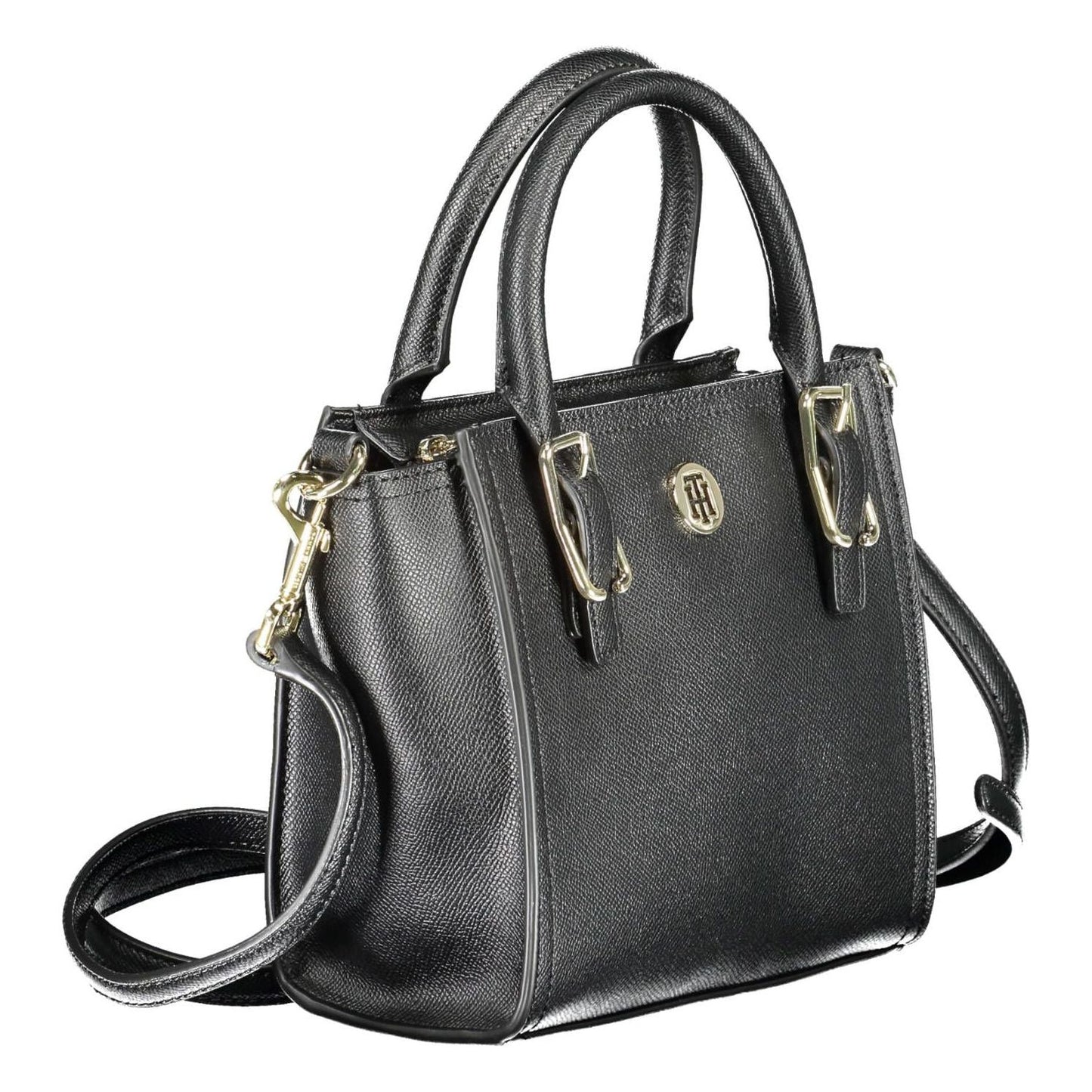 Tommy Hilfiger Black Polyethylene Women Handbag Tommy Hilfiger