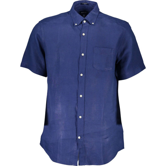 Gant Blue Linen Shirt Gant