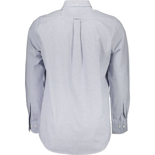 Gant Blue Cotton Men Shirt Gant