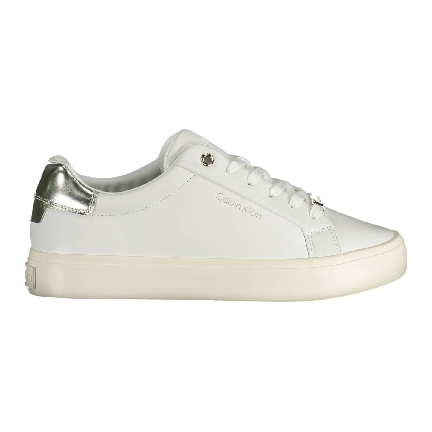 Calvin Klein White Leather Women Sneaker Calvin Klein