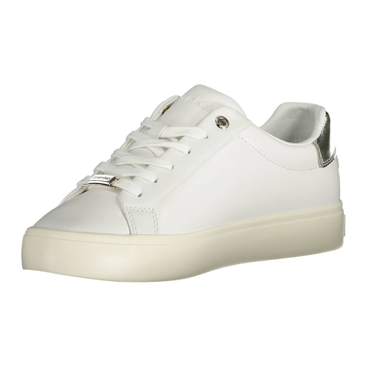 Calvin Klein White Leather Women Sneaker Calvin Klein