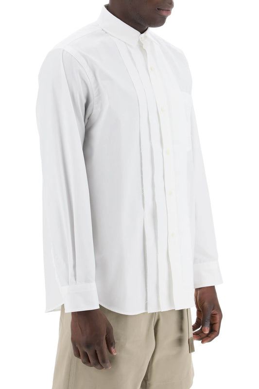 Sacai layered poplin effect shirt Shirts Sacai