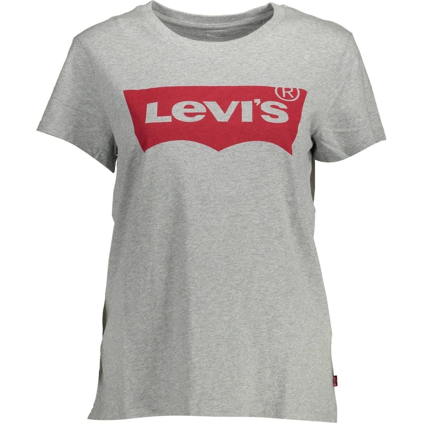 Levi's Gray Cotton Women T-Shirt Levi's