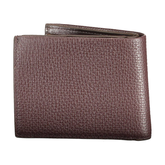 Calvin Klein Brown Leather Men Wallet Calvin Klein