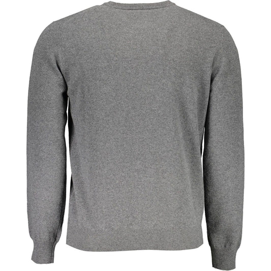 Harmont & Blaine Gray Wool Men Sweater Harmont & Blaine