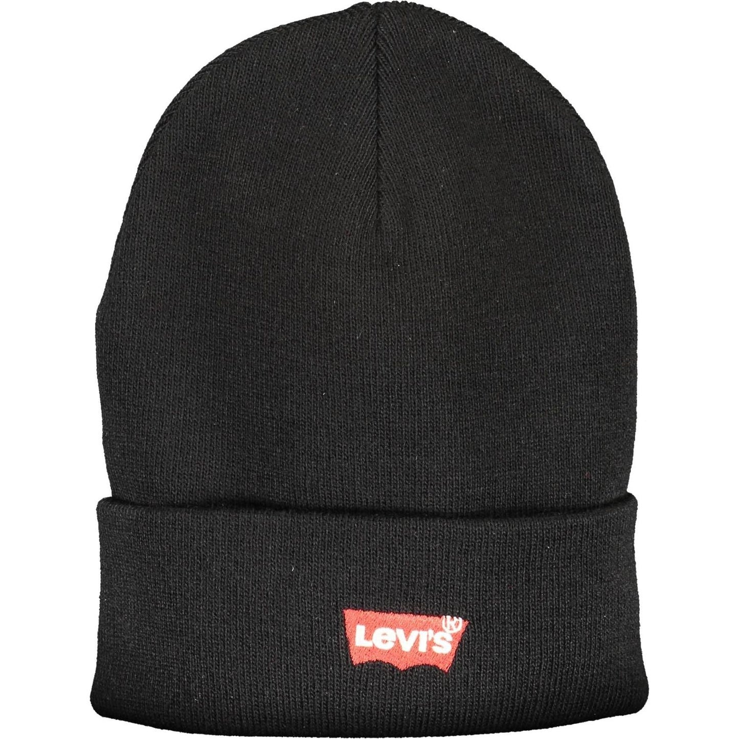 Levi's Black Acrylic Men Cap Levi's