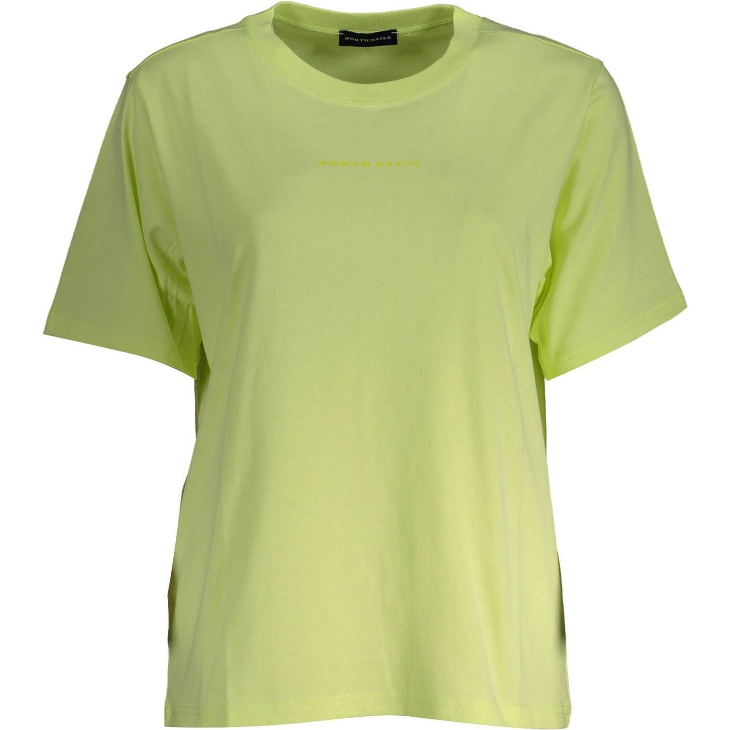 North Sails Yellow Cotton Women TShirt North Sails