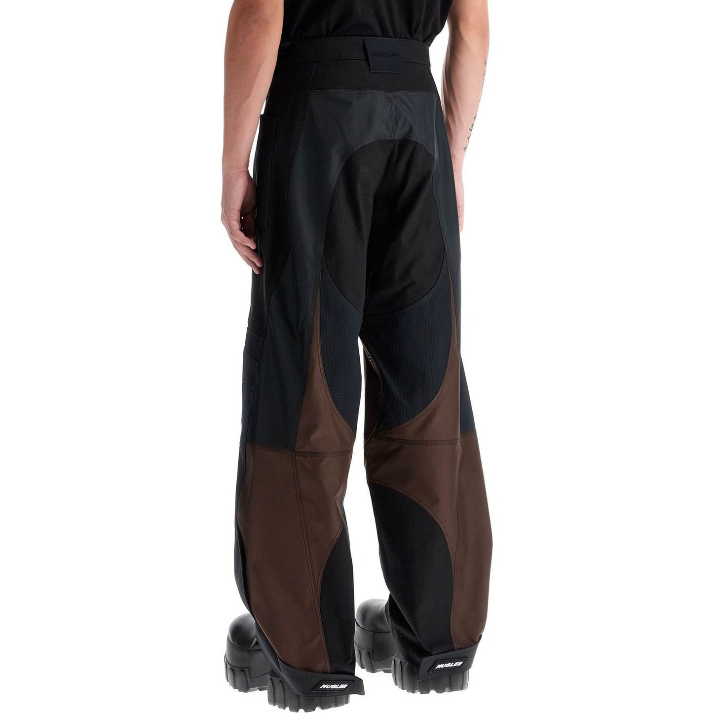 Mugler patchwork cargo pants with Trousers Mugler