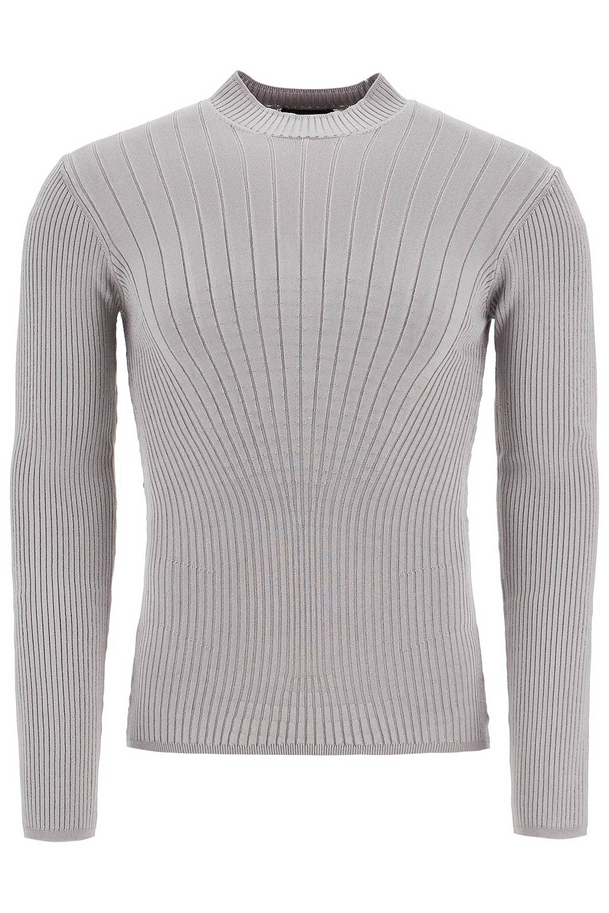 Mugler fitted long-sleeved top