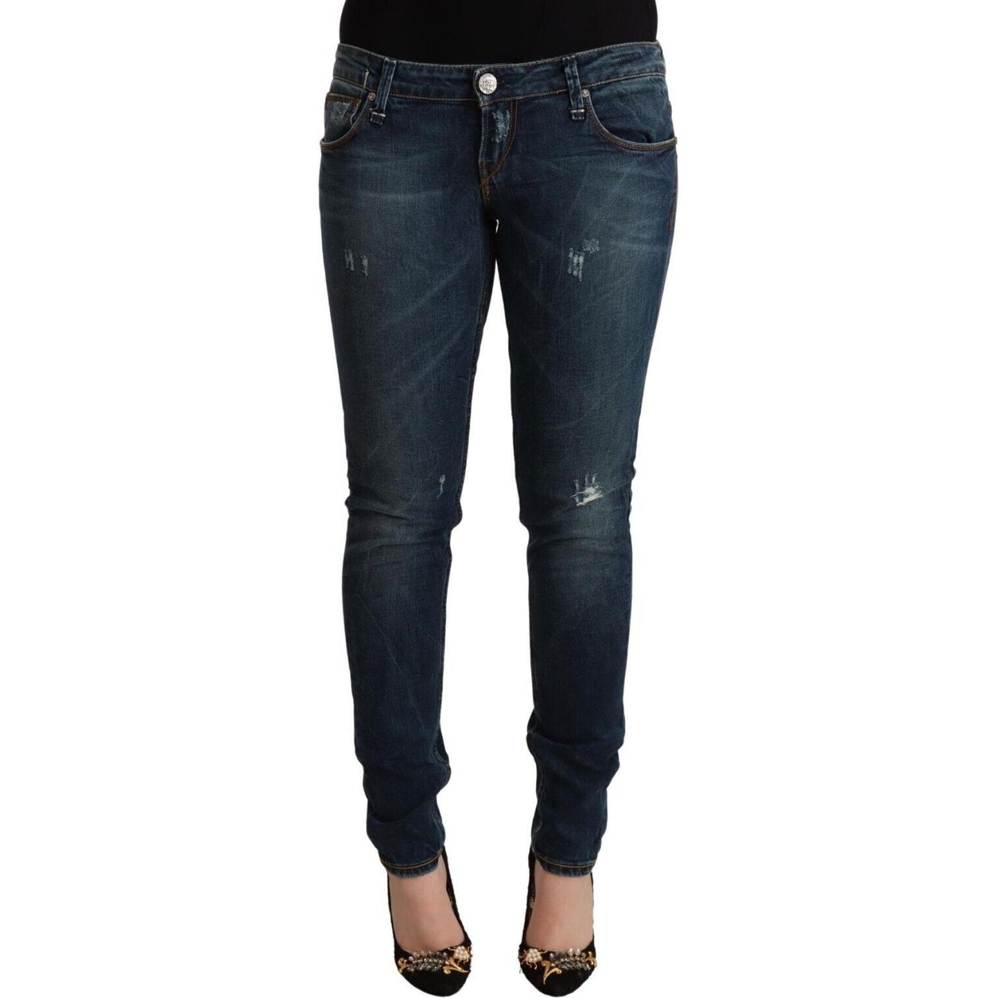 Acht Chic Low Waist Skinny Denim Jeans Acht