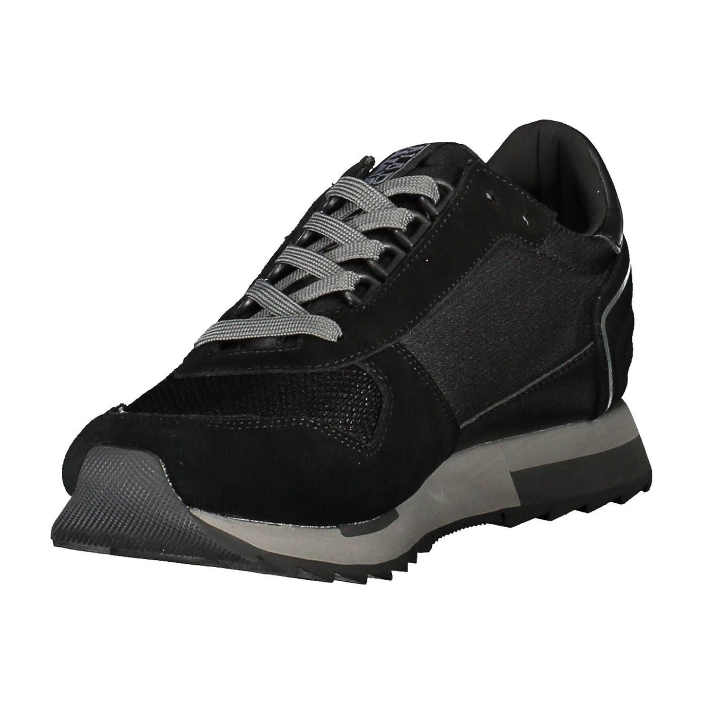 Napapijri Black Polyester Men Sneaker Napapijri