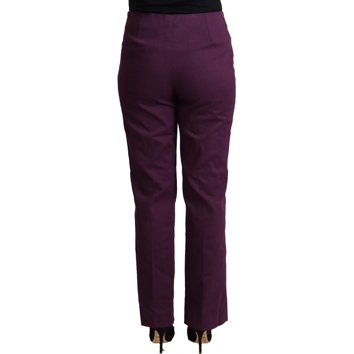 BENCIVENGA Violet High Waist Tapered Casual Pants
