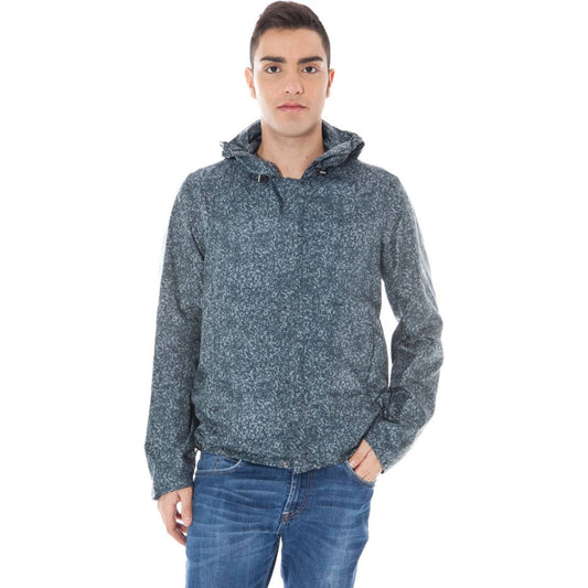 Calvin Klein Gray Polyamide Men Jacket Calvin Klein