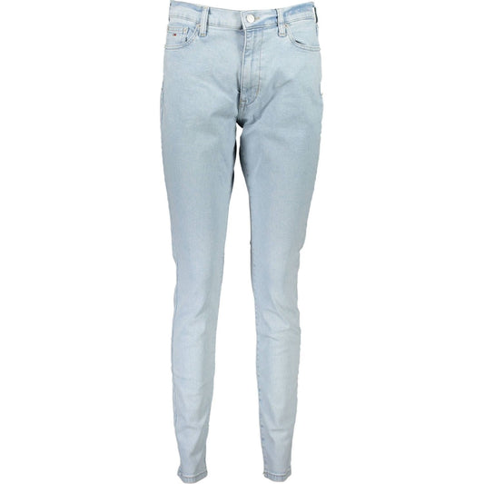 Tommy Hilfiger Light Blue Cotton Women Jeans Tommy Hilfiger