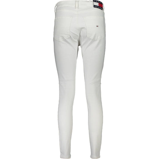 Tommy Hilfiger White Cotton Women Jeans Tommy Hilfiger