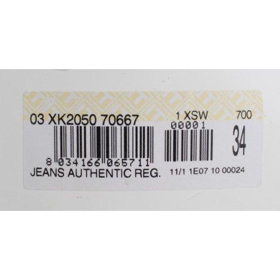 Acht Blue Wash Cotton Denim Regular Fit Jeans Acht