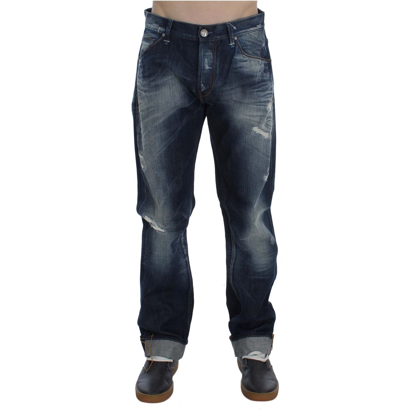 Acht Authentic Regular Fit Blue Wash Jeans Acht