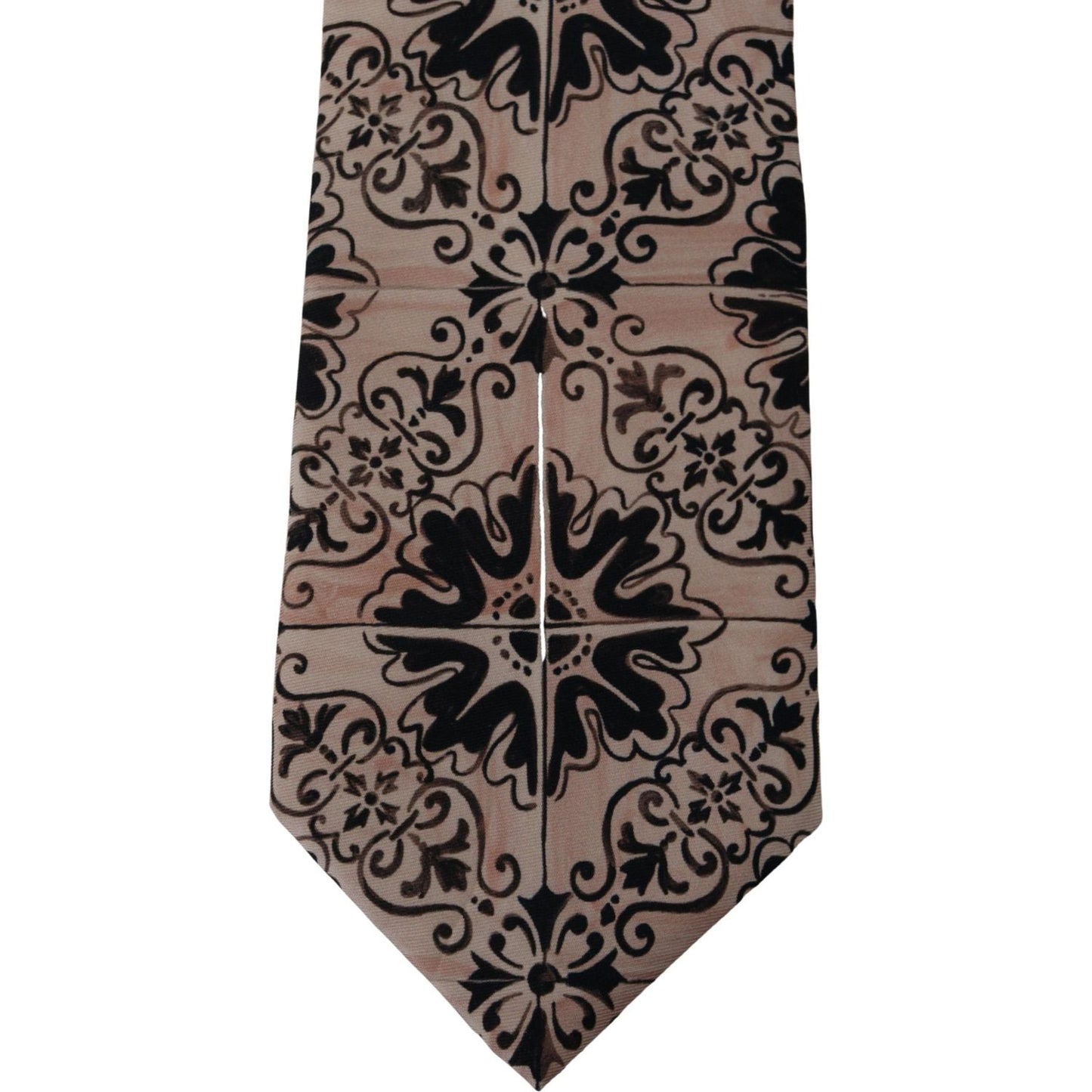 Dolce & Gabbana Stunning Silk Gentleman's Tie in Rich Brown Dolce & Gabbana