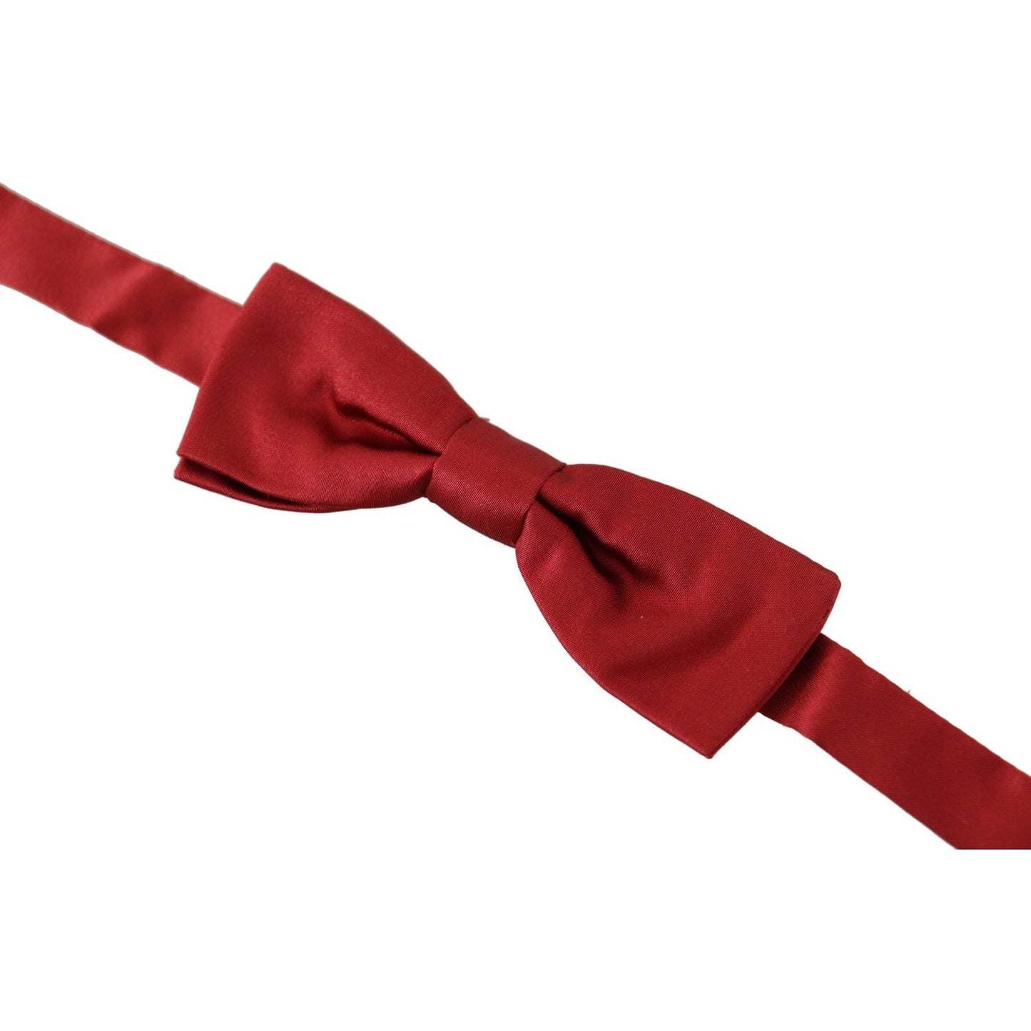 Dolce & Gabbana Elegant Silk Red Bow Tie Dolce & Gabbana