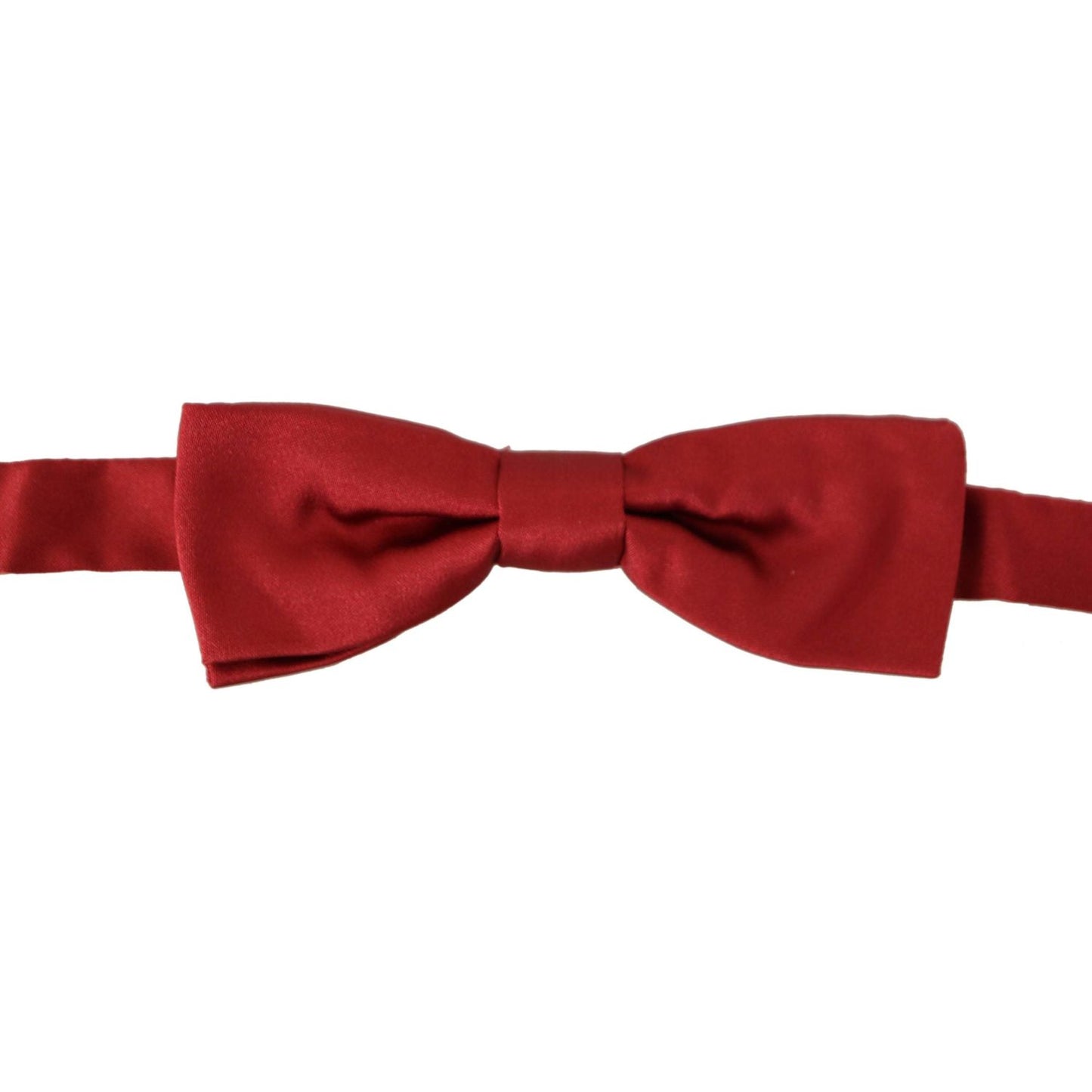 Dolce & Gabbana Elegant Silk Red Bow Tie Dolce & Gabbana