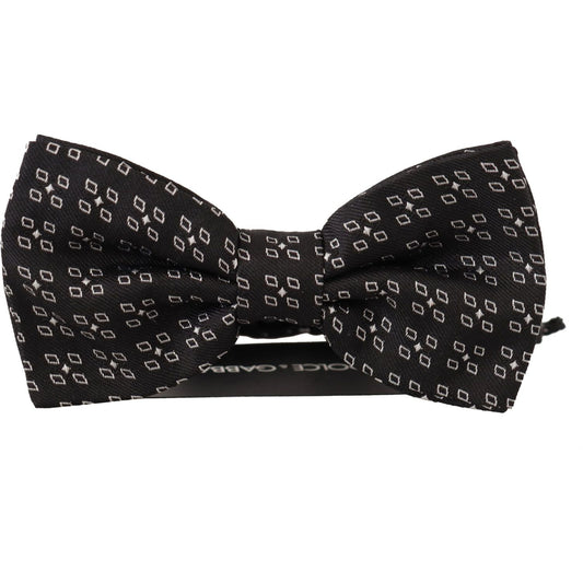 Dolce & Gabbana Elegant Polka Dot Silk Bow Tie Dolce & Gabbana