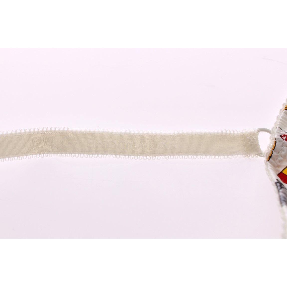 Dolce & Gabbana White Sailor Bra Panty Stretch Underwear