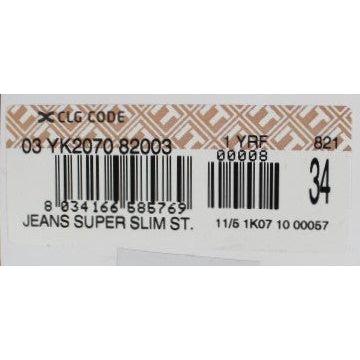 Acht Gray Cotton Stretch Slim Fit Jeans Acht