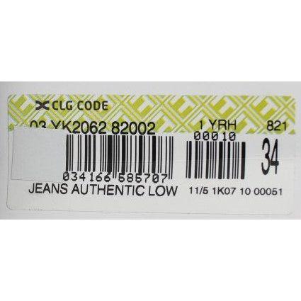 Acht Gray Cotton Regular Low Fit Jeans