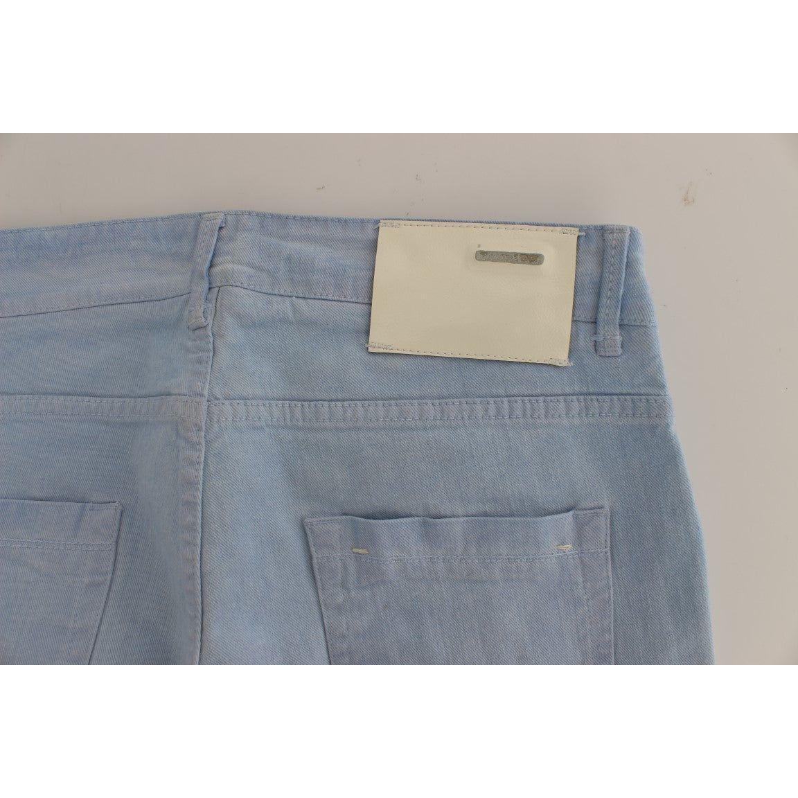 优雅低腰常规版型男士牛仔裤