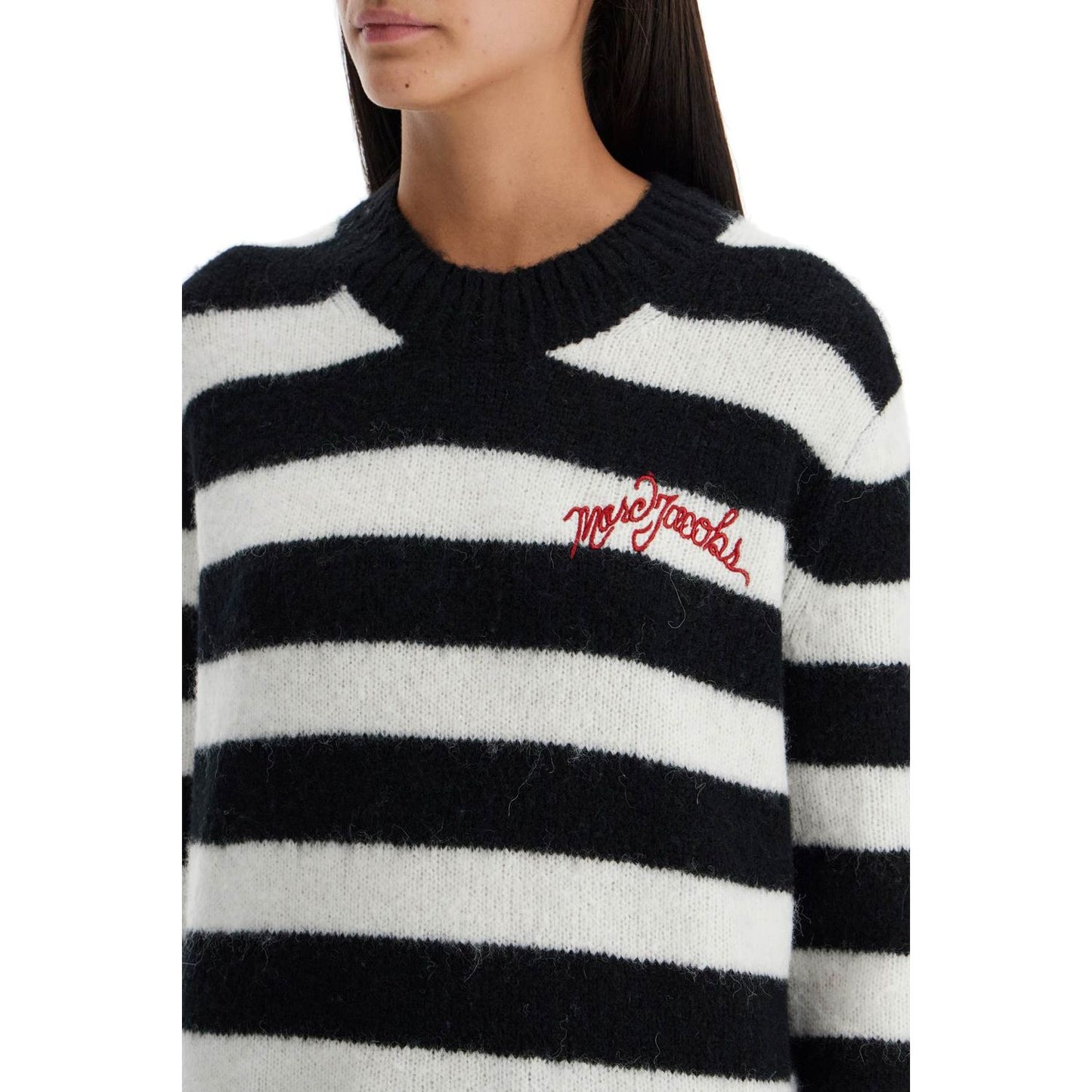 Marc Jacobs pullover the striped brushed logo sweater Knitwear Marc Jacobs