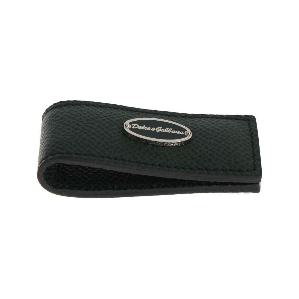 优雅绿色皮革钱夹