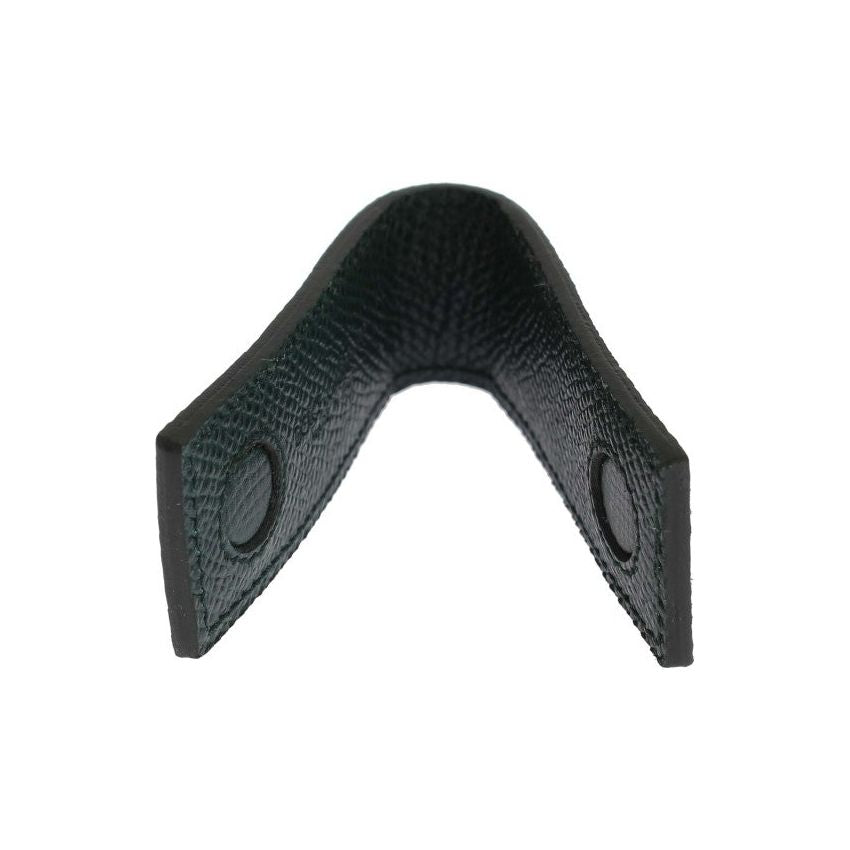 Dolce & Gabbana Green Leather Magnet Money Clip Dolce & Gabbana