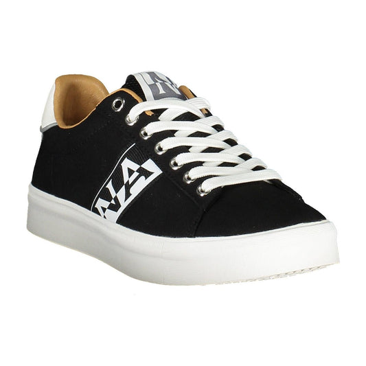 Napapijri Black Polyester Men Sneaker Napapijri