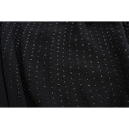 Exte Black Neck Wrap Top Blouse Exte