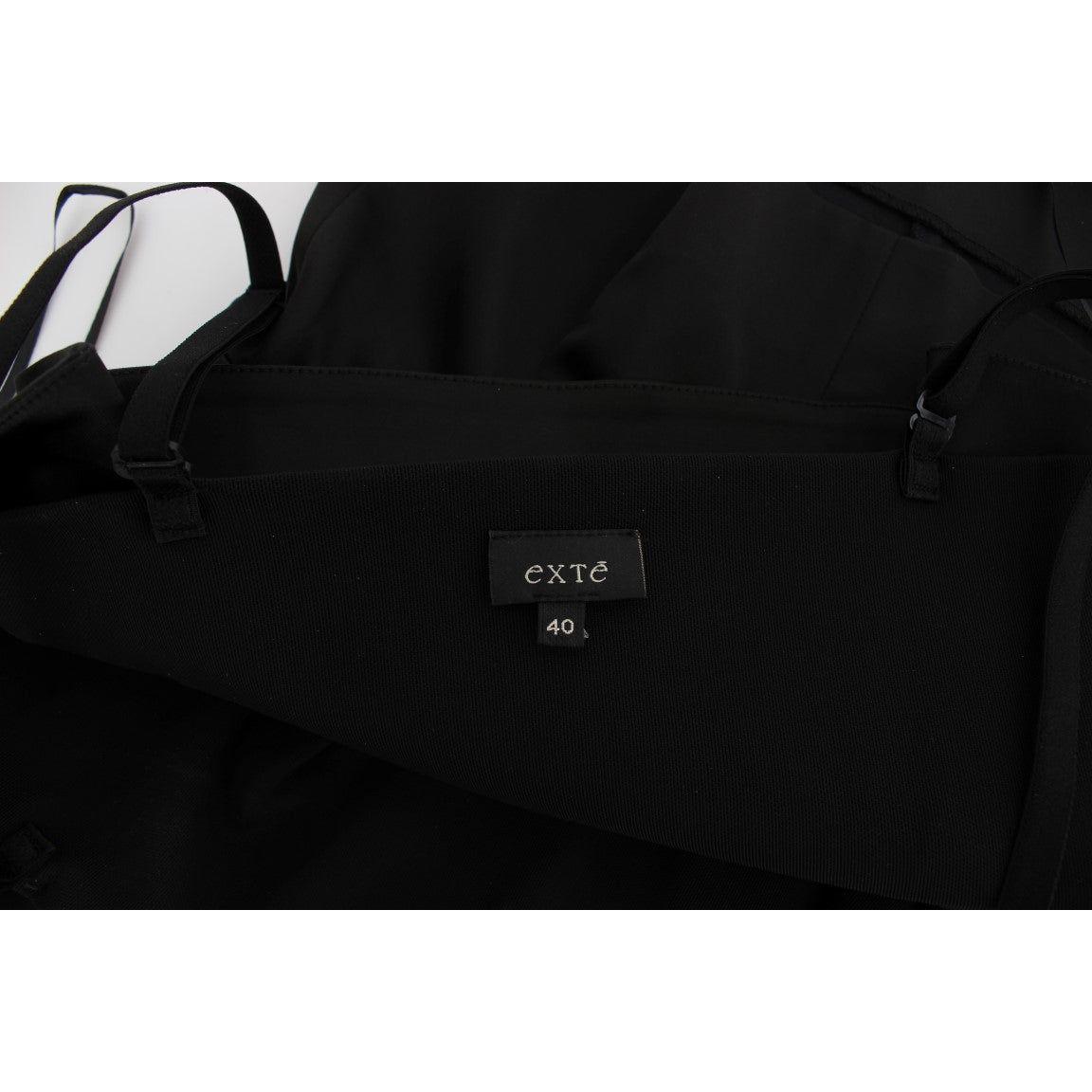 Exte Black Tank Party Evening Top Blouse