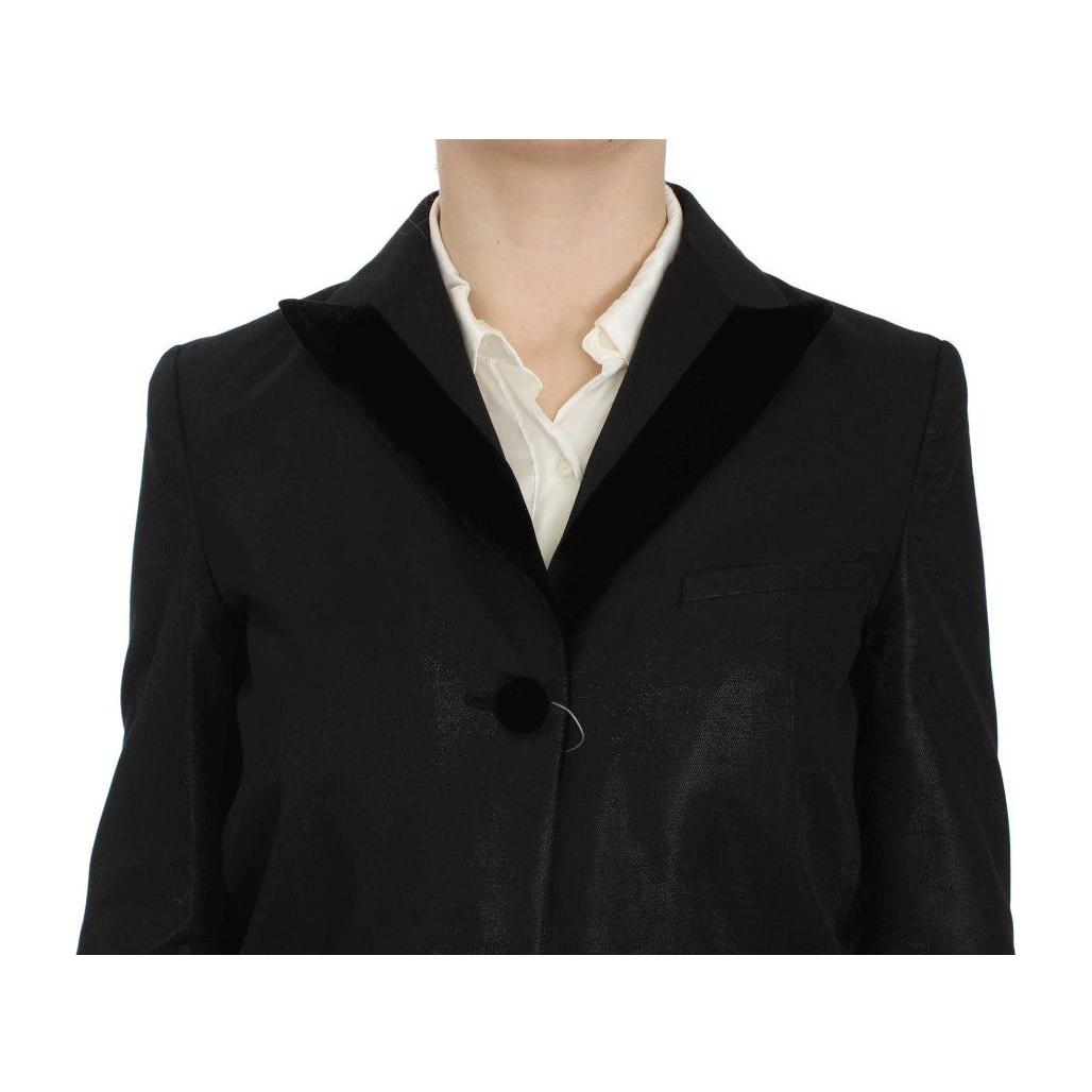 优雅三件套黑色裤装