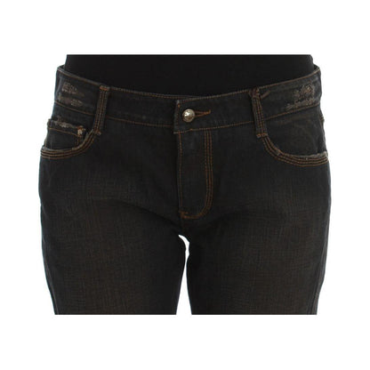 Ermanno Scervino Blue Wash Cotton Boyfriend Jeans