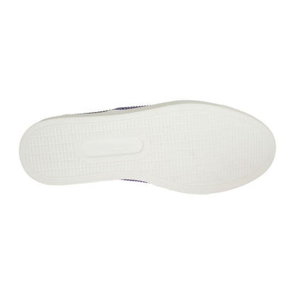 Dolce & Gabbana Purple Strass Canvas Logo Sneakers Dolce & Gabbana