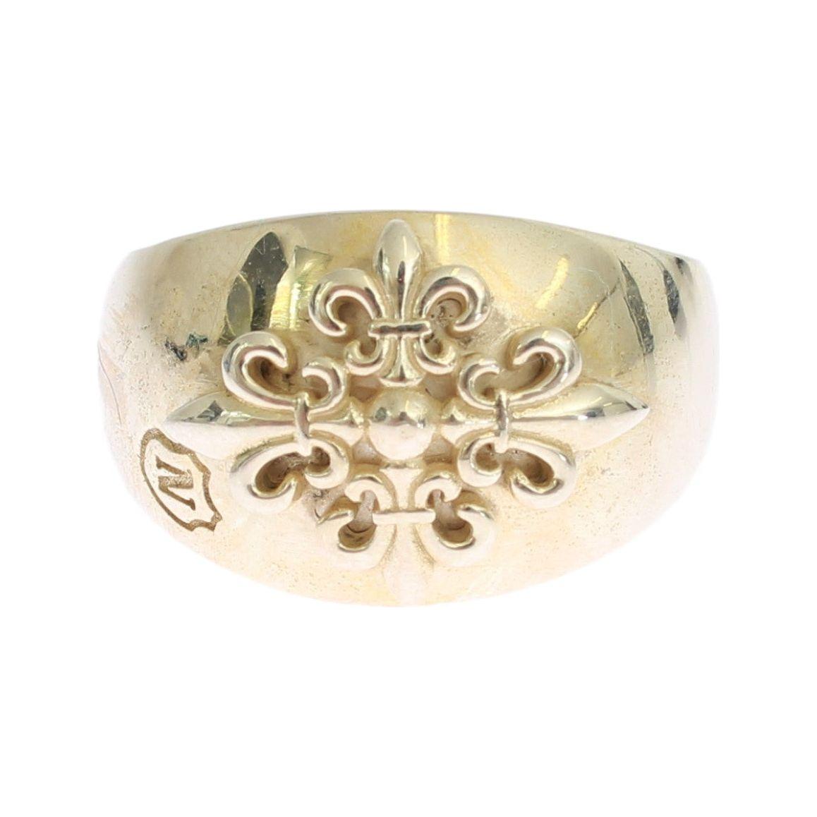 Nialaya Silver Statement Mens Ring Ring Nialaya Wheat